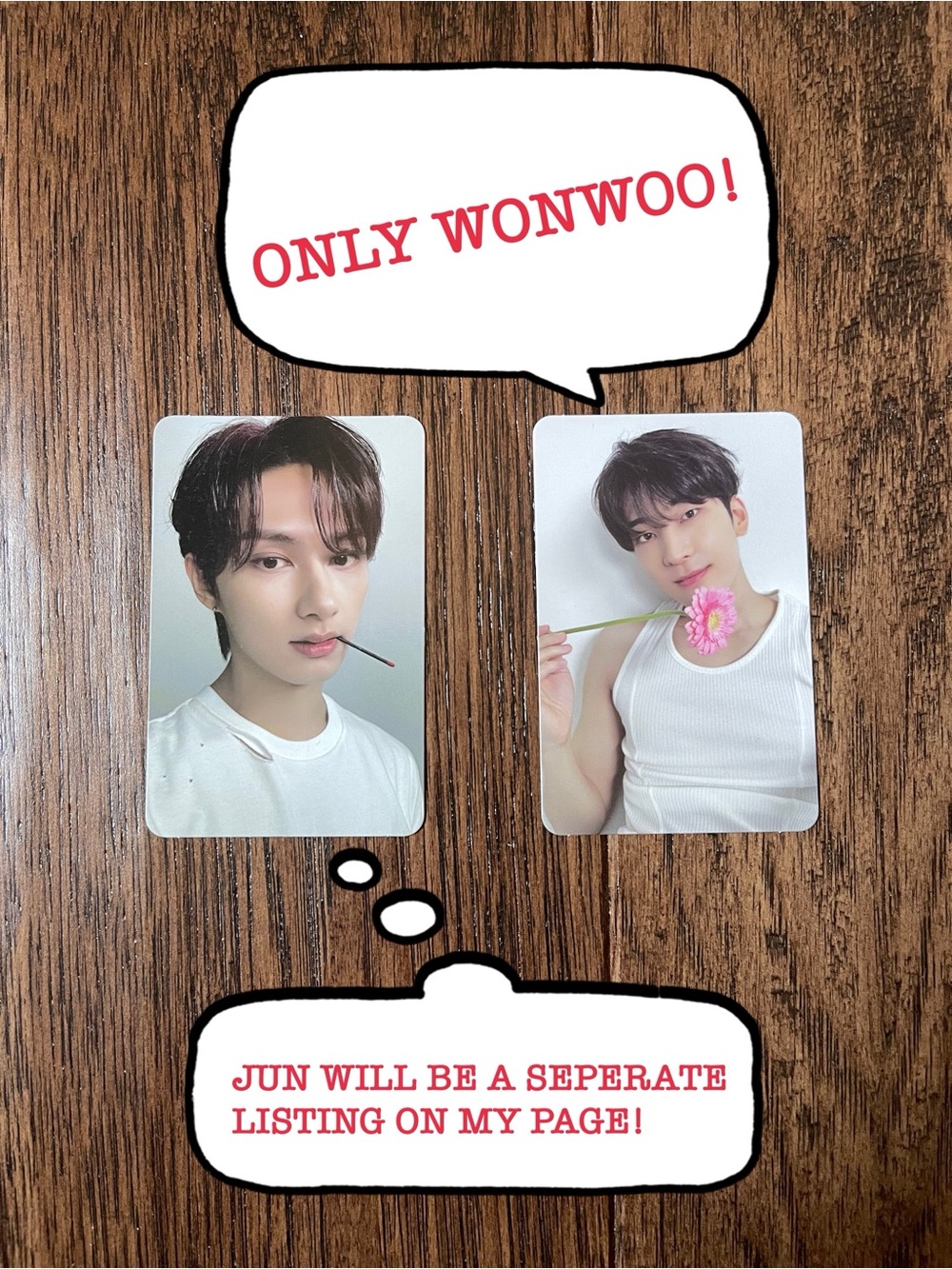 SEVENTEEN Official Photocard - ONLY WONWOO